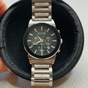 Bulova Men’s Chronograph Steel Watch 96B203